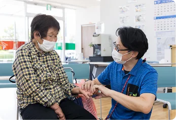 運動や生活の習慣をつけて、目標を達成できる。